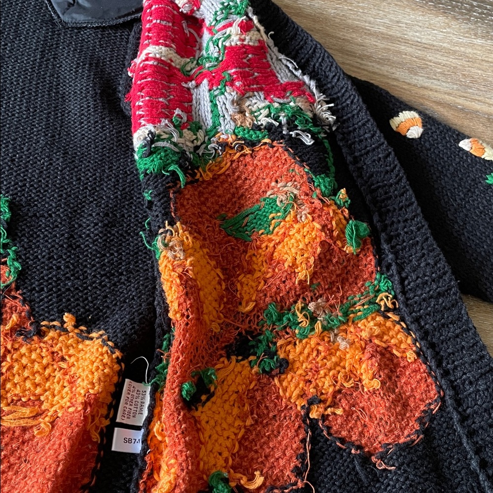 1993 Halloween Vintage Cardigan Susan Bristol - Picture 15 of 16